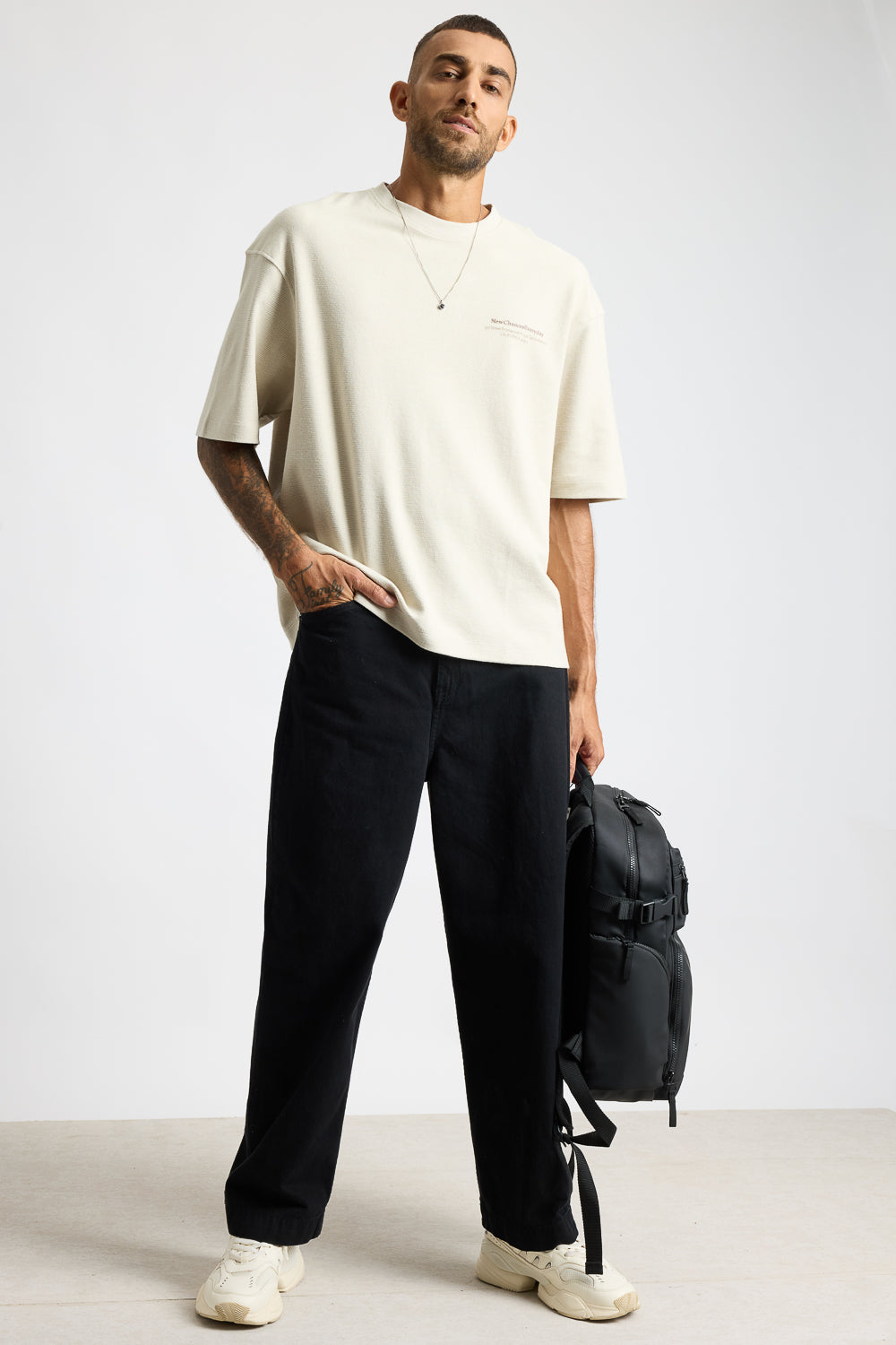 02April_0432-Edit.jpg Casual Black Everyday Comfort Straight-Fit Denim Jeans - Image 1