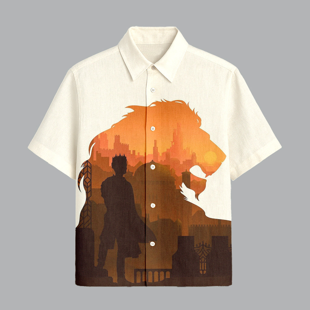 109.jpg Off White Designer Printed Half Sleeve Shirt for Men Timeless Luxury Look - Image 1