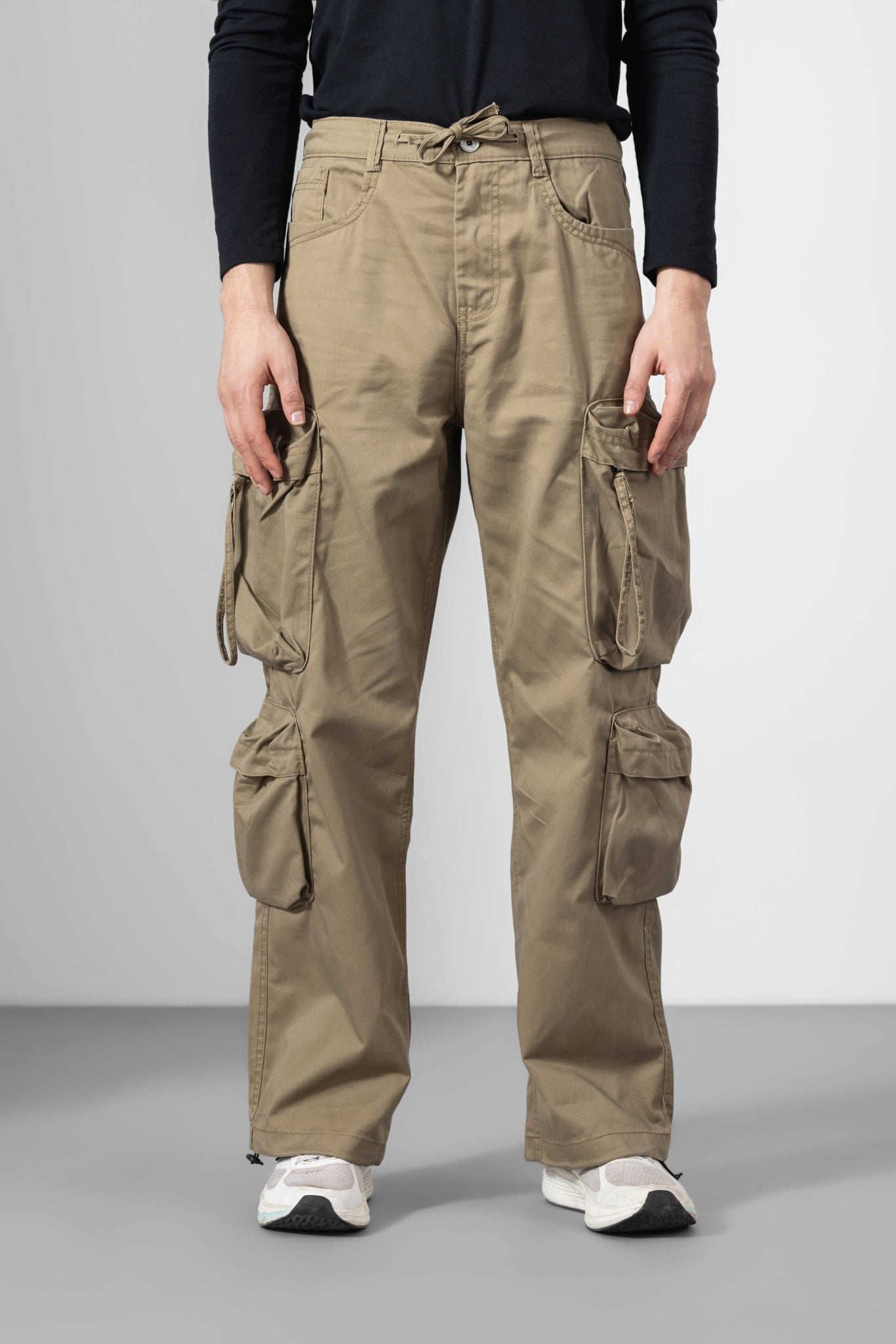 GSFPCRGNOV-25BRWN_1.jpg Brown Winter-Ready Warm Cargo Pants for Men - Image 1